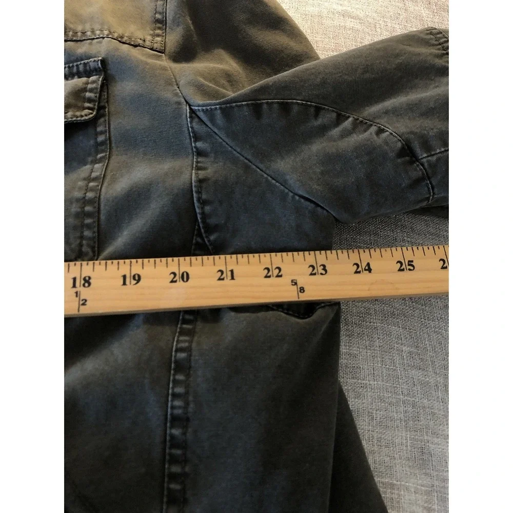 Vintage Levi's Jacket Large Green Cotton Sherpa Lined Utility Cargo Military